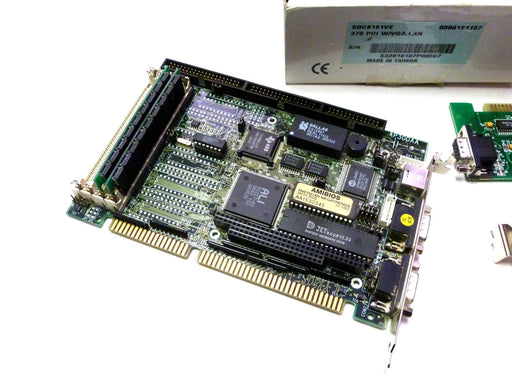 AXIOMTEK INDUSTRIAL AUTOMATION SBC8161VE 370 PIII W/VGA, LAN CPU BOARD
