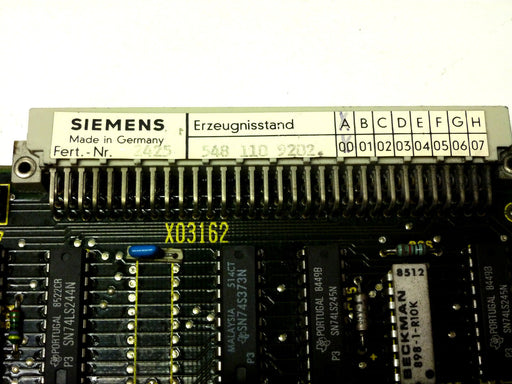 SIEMENS 6FX1111-0AB02 SINUMERIK PLC MODULE 6FX11110AB02