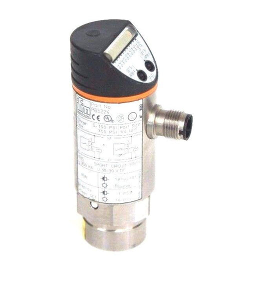 IFM EFECTOR PB5224 PRESSURE SWITCH LIQ/GAS 0-100PSI 1/4" NPT