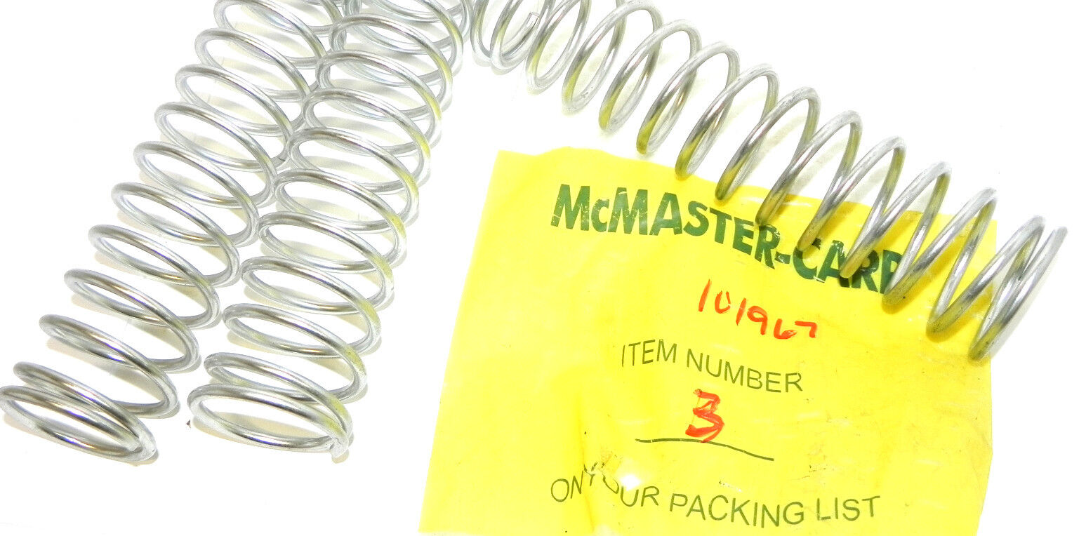 LOT OF 3 NEW MCMASTER 101967 SPRINGS
