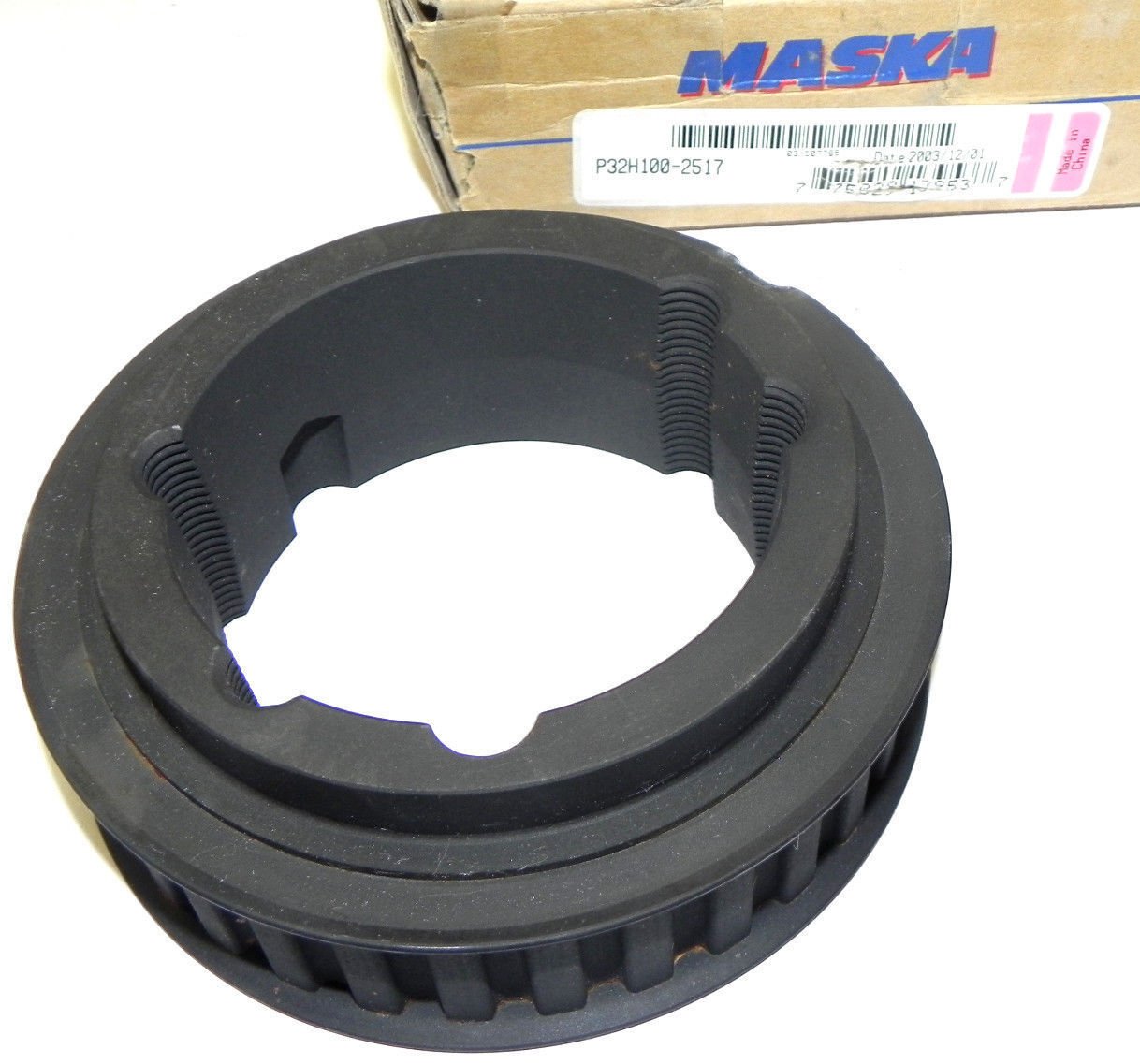 NIB MASKA P32H100-2517 TAPER-LOCK TIMING PULLEY P32H1002517