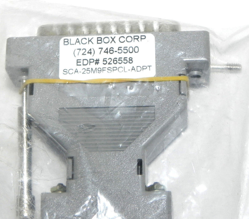 LOT OF 3 NEW BLACK BOX CORP. EDP# 526558 ADAPTERS SCA-25M9FSPCL-ADPT
