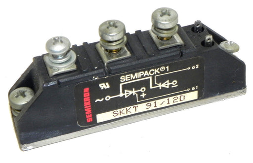 SEMIKRON SKKT91/12D THYRISTOR BLOCK 3POLE SKKT9112D