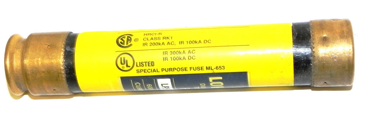 LOT OF 2 BUSSMANN LPS-RK-50SP LOW-PEAK DUAL ELEMENT FUSES LPSRK50SP