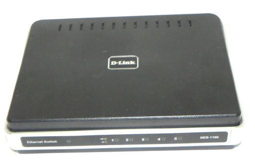 D LINK BDES1105A MODEL DES-1105 ETHERNET SWITCH 5PORT 1.2AMP 5V, H/W VER. A1