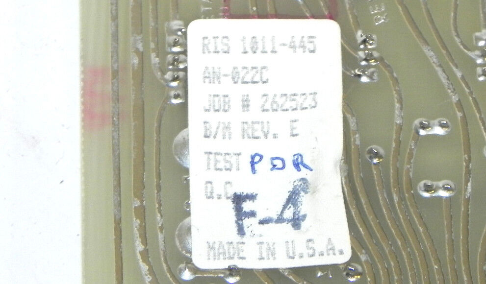 RIS 1011-445 ALARM MODULE 1011445, AN-022C