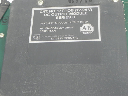 ALLEN BRADLEY 1771-OB (12-24V) DC OUTPUT MODULE 1771OB SER. B