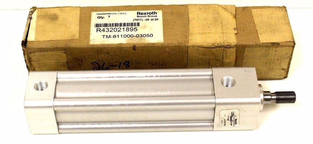 REXROTH BOSCH TM-811000-03050 CYLINDER 1-1/2 X 5 R432021895 TM81100003050