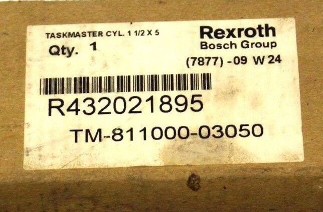 REXROTH BOSCH TM-811000-03050 CYLINDER 1-1/2 X 5 R432021895 TM81100003050