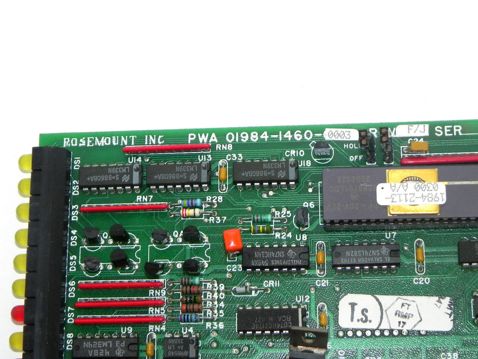 ROSEMOUNT 01984-1460-0003 I/O CONTACT CARD 0198414600003 REV. F/J