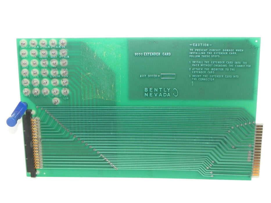 BENTLY NEVADA 90038-F 9000 EXTENDER CARD 90039-01