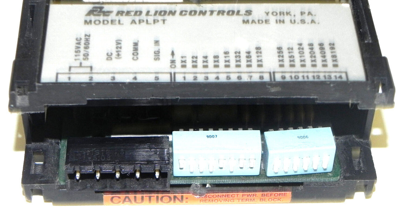 RED LION CONTROLS APLPT400 PROCESS TIME INDICATOR