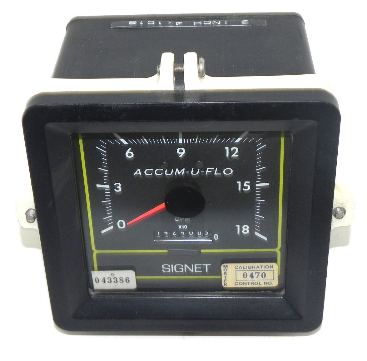 SIGNET SCIENTIFIC MK575.4 ACCUM-U-FLOW METER MK5754