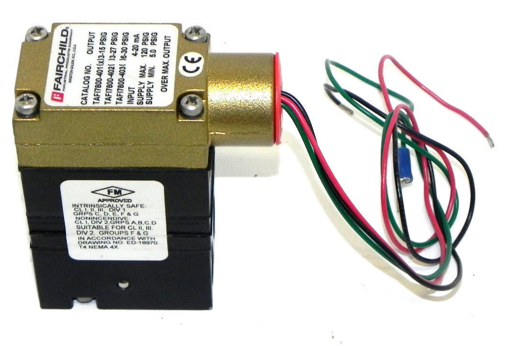 FAIRCHILD INDUSTRIAL PRODUCTS TAFI7800-401 TRANSDUCER TAFI7800401