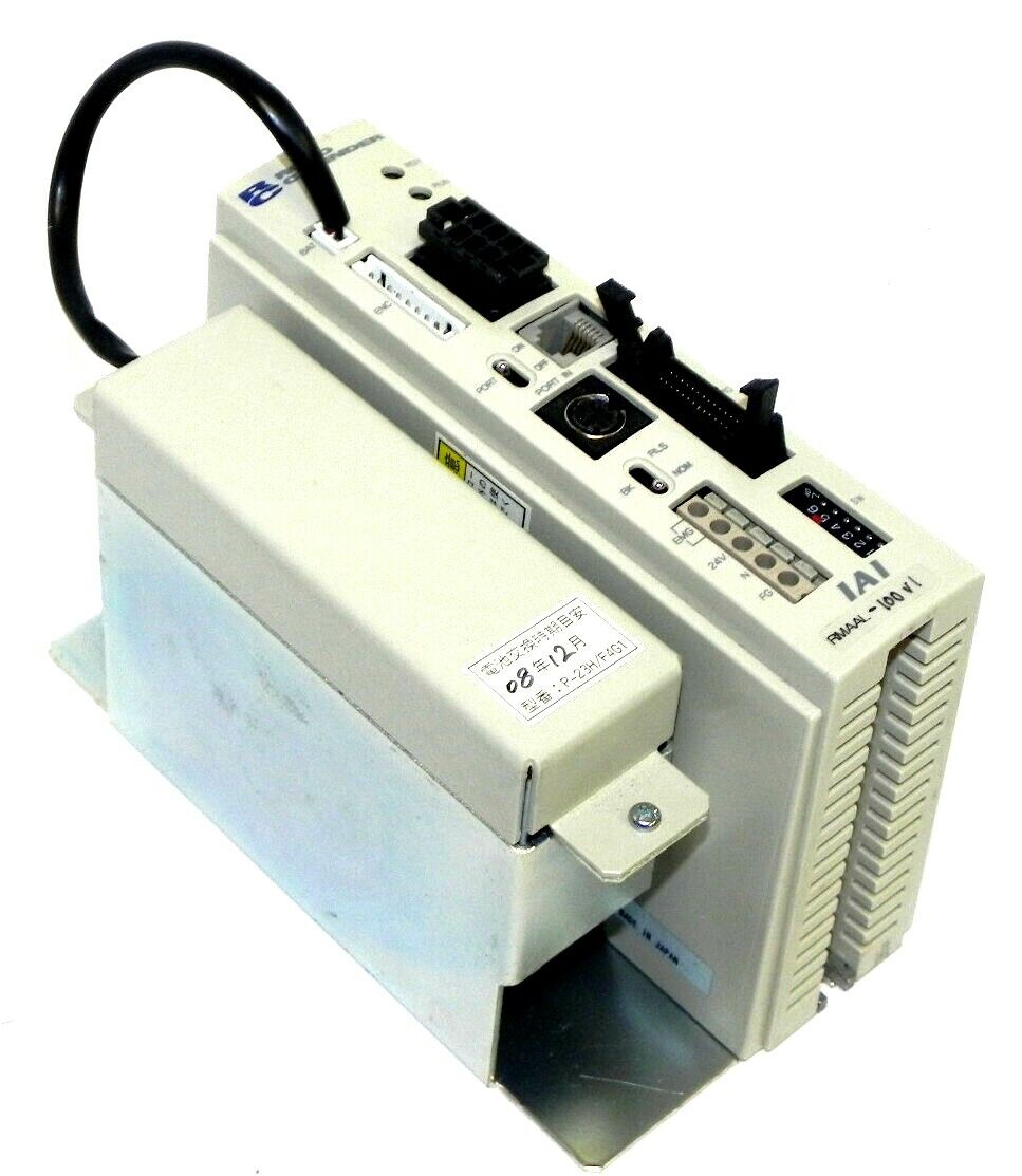 IAI ROBO CYLINDER RCPCRMAA ACTUATOR CONTROLLER RMAAL100 V1 W/ BATT