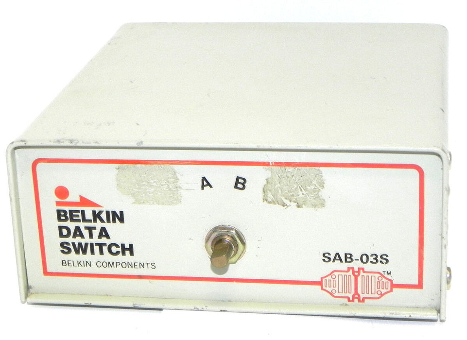 BELKIN DATA SWITCH SAB-03S A,B,D SWITCH SAB03S