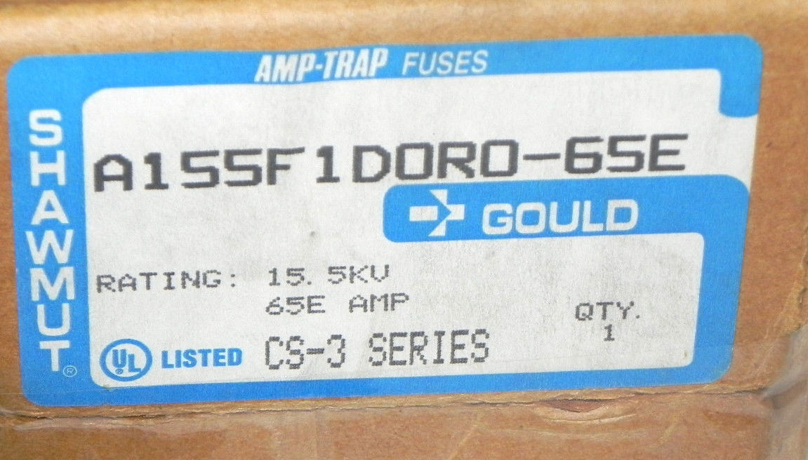 NIB FERRAZ SHAWMUT A155F1D0R0-65E FUSE A155F1D0R065E SERIES CS-3