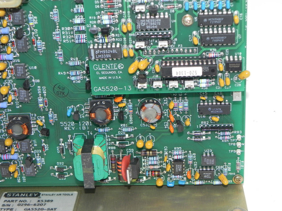 STANLEY X5389 CONTROL MODULE GA5520-SAT W/ GA5520-13, 5520-1201, GA5550-67