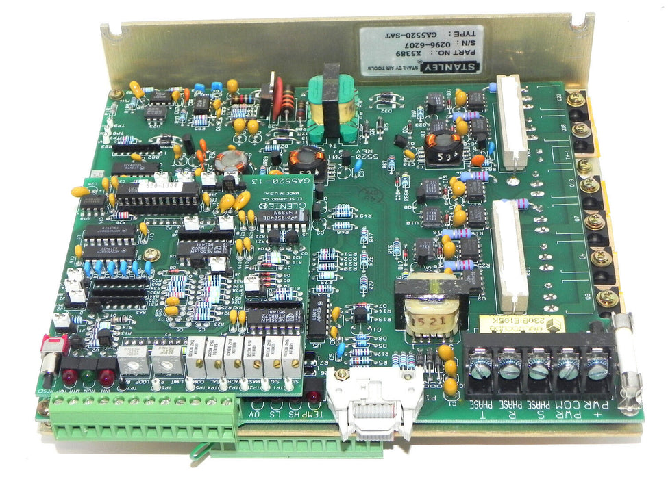 STANLEY X5389 CONTROL MODULE GA5520-SAT W/ GA5520-13, 5520-1201, GA5550-67