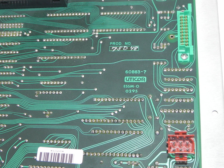 REPAIRED UTICOR DATA ENTRY PANEL 75C95, UTICOR 75D48, 60B83-7