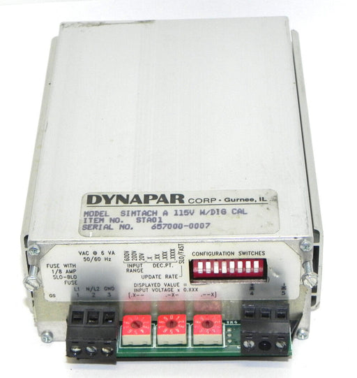 DYNAPAR MODEL SIMTACH A 115V W/DIG CAL ITEM NO. STA01