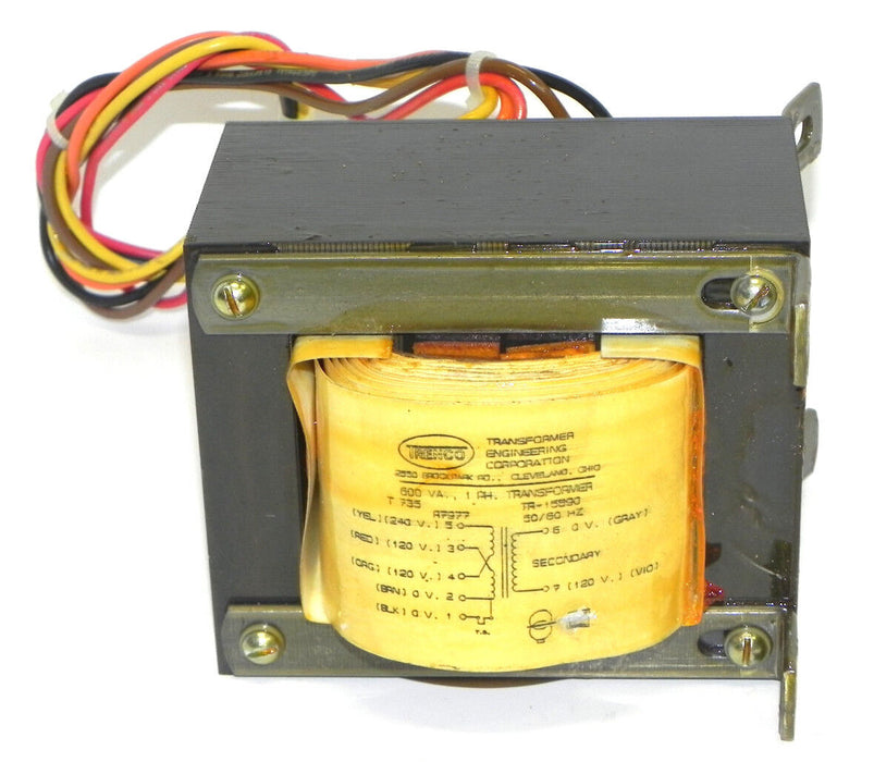 TRENCO TR-15890 TRANSFORMER TR15890 50/60HZ 600VA, 1PH, TR15890