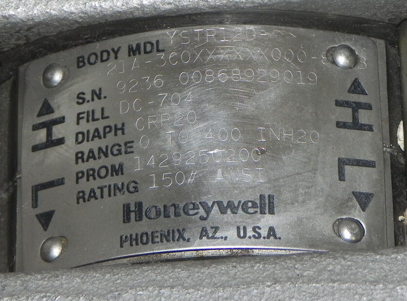 HONEYWELL ST3000 SMART TRANSMITTER YSTR12D-21A-3C0XXXXXX000-MB.F1C3-714B