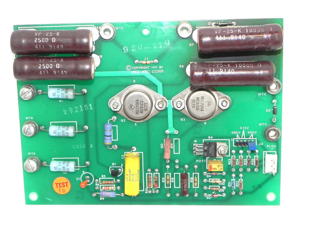 VEE-ARC 930-110 BOARD DISCHARGE 404-117 B