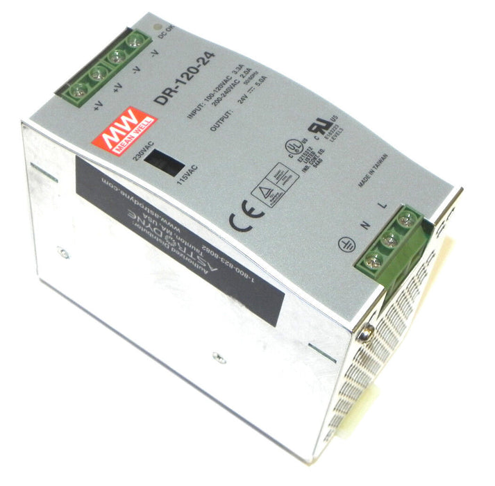 MEAN WELL DR-120-24 POWER SUPPLY DR12024