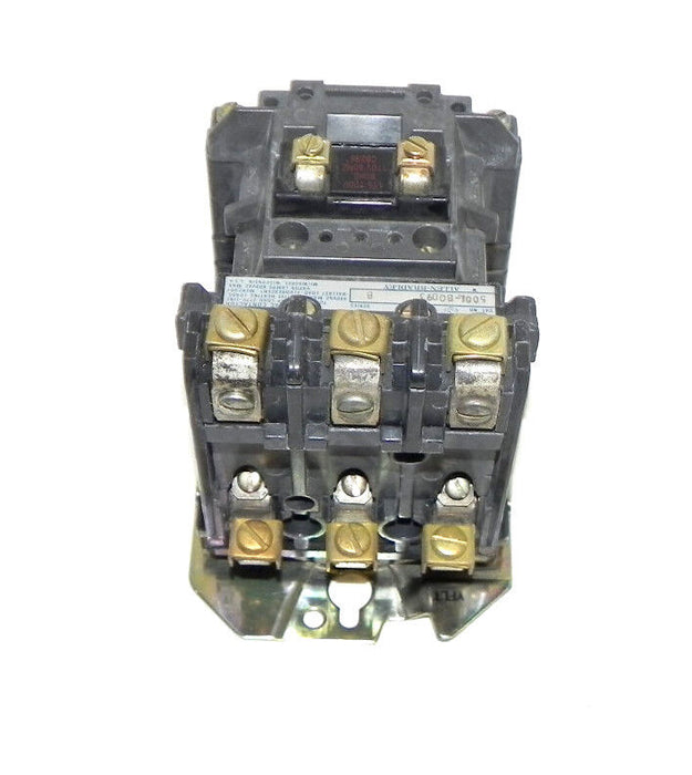 ALLEN BRADLEY 500L-BOD93 AC CONTACTOR, SERIES B, 30A, 500LB0D93