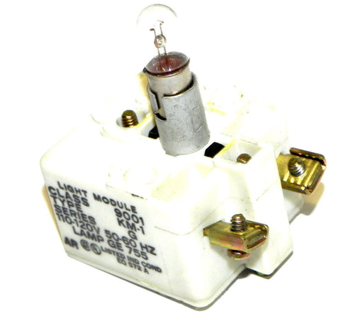 LOT OF 5 SQUARE D 9001-KM-1 PILOT LIGHT MODULES 9001KM1 SER. G, 110-120V