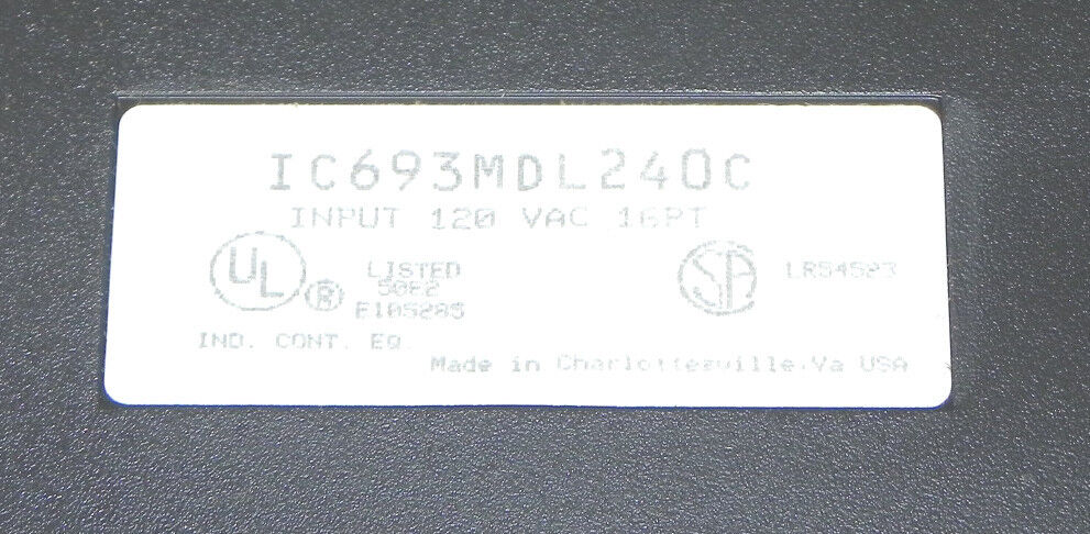 GENERAL ELECTRIC IC693CHS392D BASE 10-SLOT EXPANSION WITH I/O CARDS