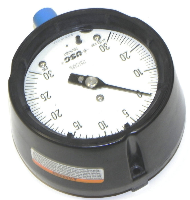 NIB AMETEK 1980 PROCESS GAUGE SPEC NO. 150002, CONN. 1/2 ANPT LM, SIZE: 4-1/2''