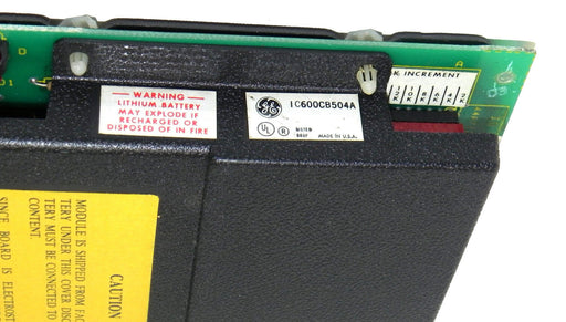 GE FANUC IC600CB504A INTERNAL MEMORY BOARD 44A297015-G01