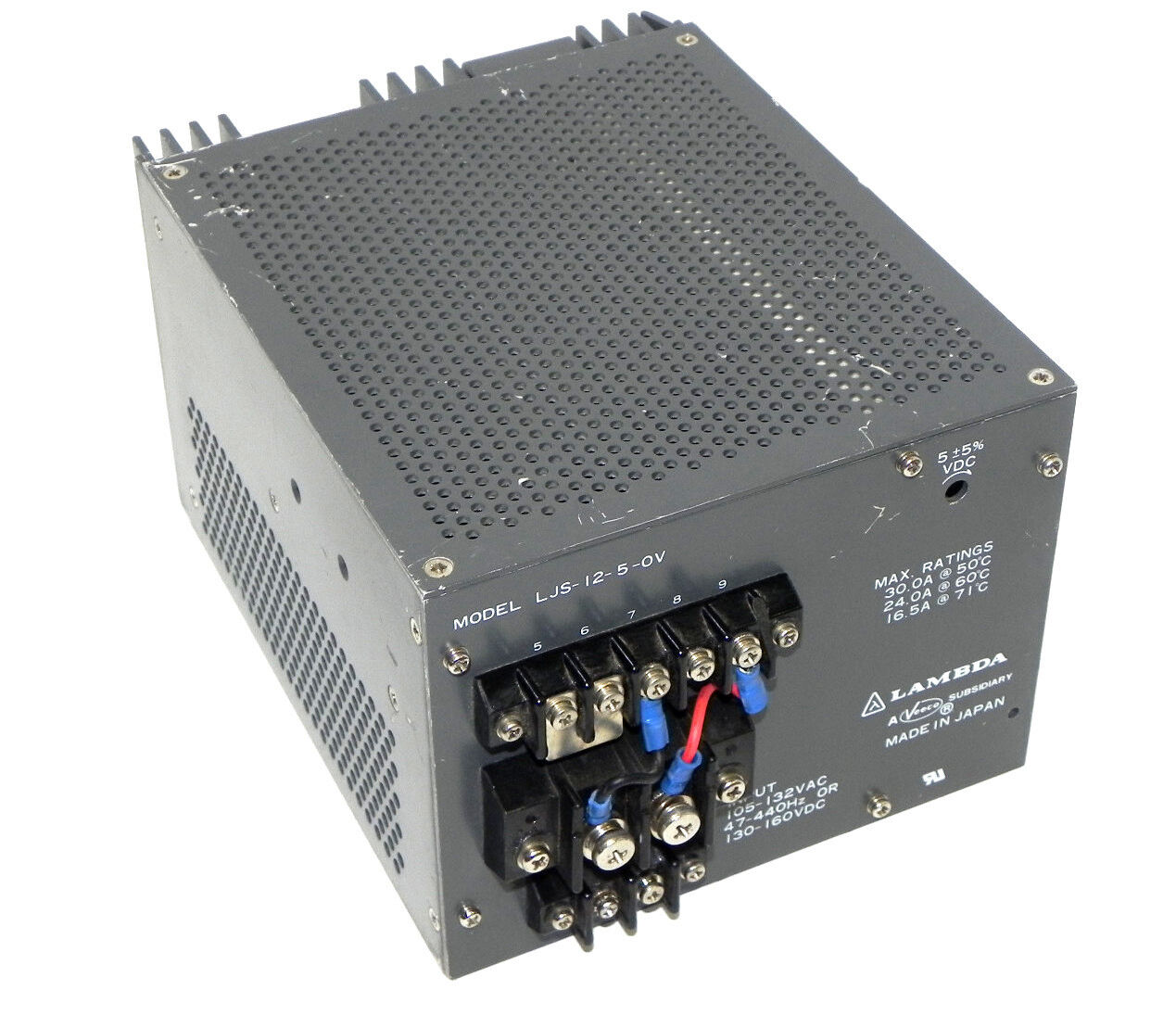 LAMBDA LJS-12-5-OV POWER SUPPLY LJS125OV