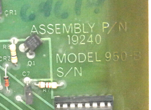 MERRICK 14517 PC BD ASSEMBLY P/N: 19240 MODEL: 950-B