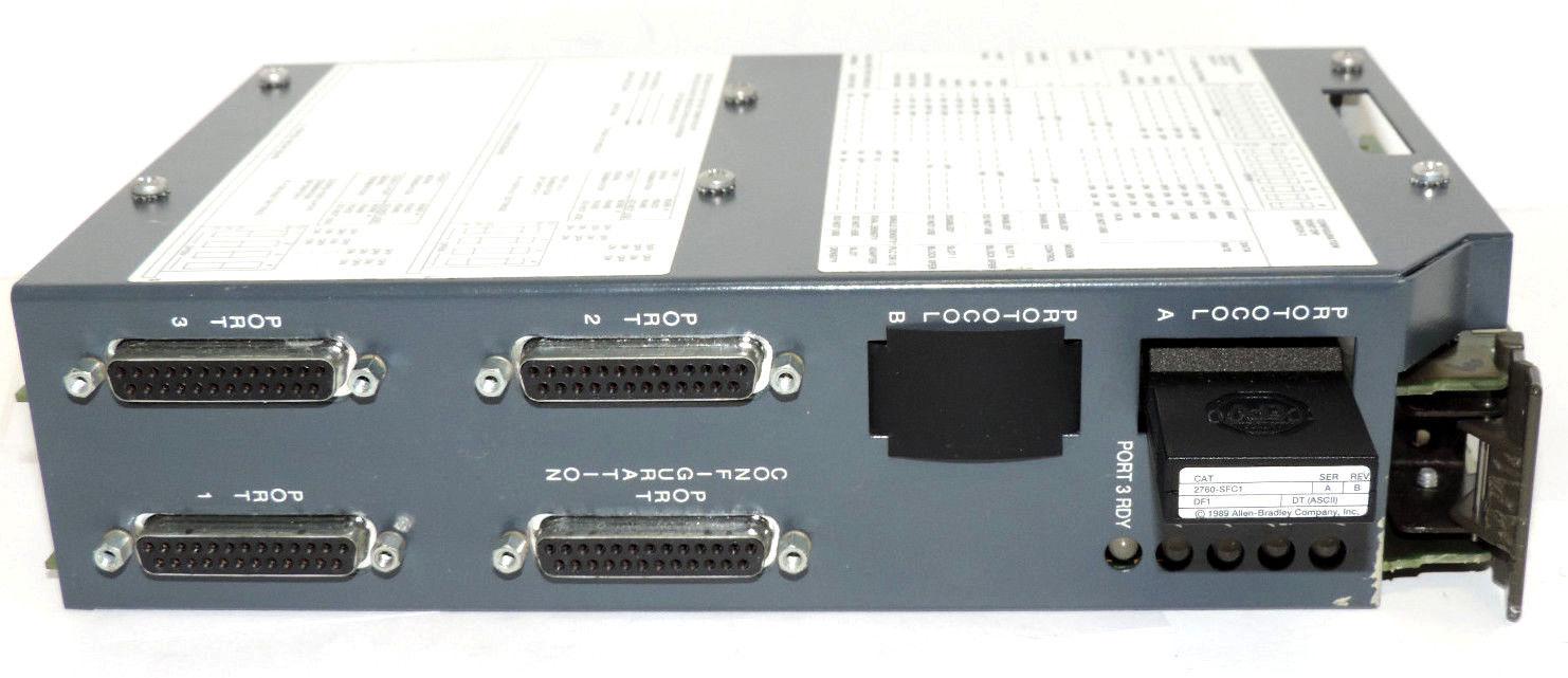 ALLEN BRADLEY 2760-RB FLEXIBLE INTERFACE MODULE SER. A REV. H W/ 2760-SFC1