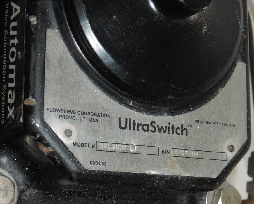 FLOWSERVE B115S07 ACTUATOR WITH AUTOMAX NXL2000 ULTRASWITCH WITH KEMA ...