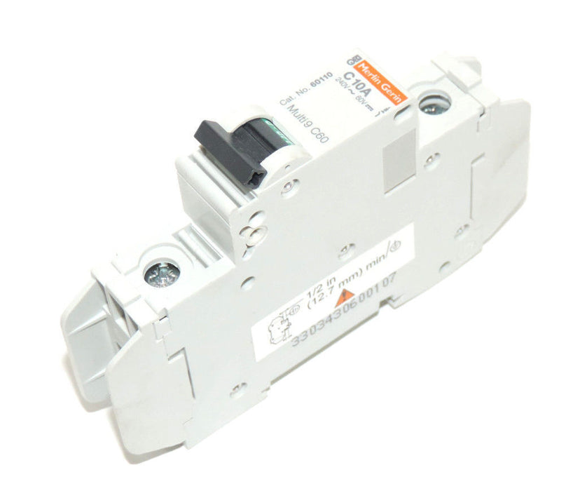 NIB SQUARE D MERLIN GERIN 60110 MULTI 9 C60 CIRCUIT BREAKER