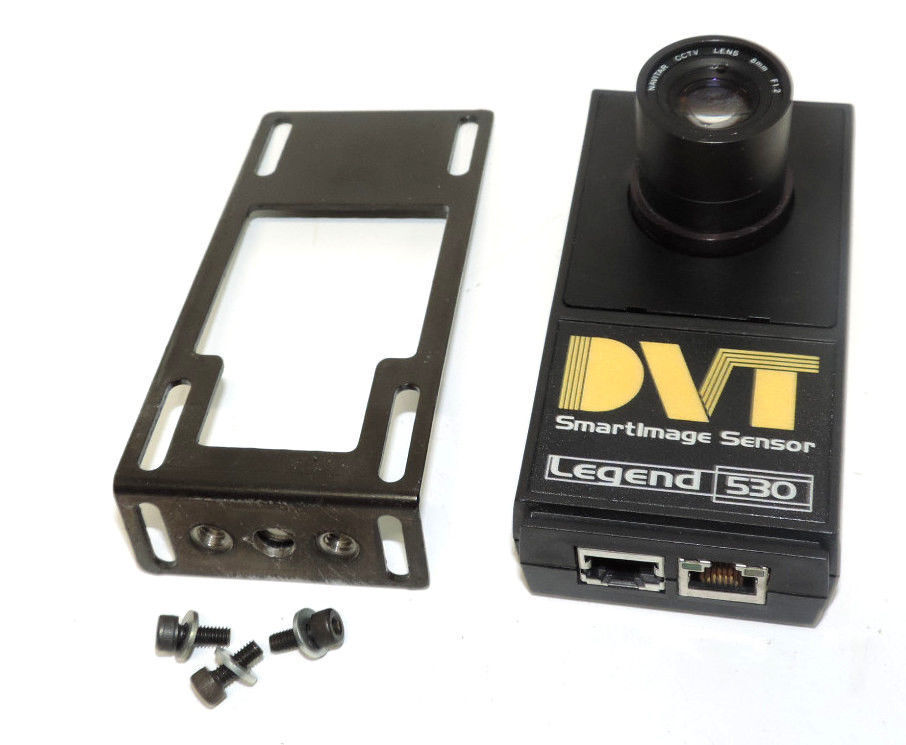 DVT 530 SMARTIMAGE SENSOR LEGEND PART # 530M W/CCTV 8mm F1.2 LENS