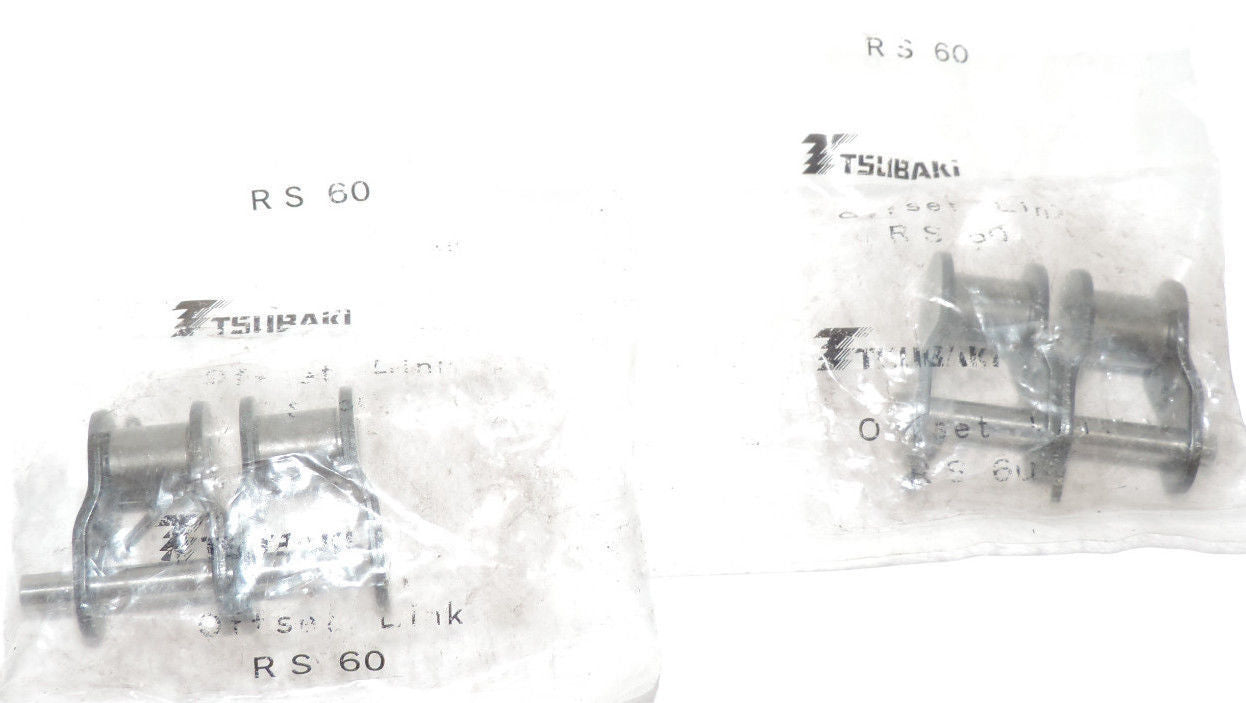 NEW LOT OF 2 TSUBAKI RS60 OFF-SET DOUBLE LINK