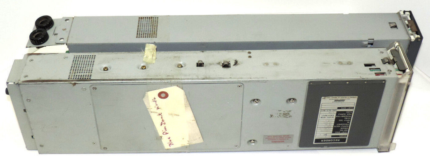 LOT OF 2, FOXBORO E27R-S3RA6 CHART RECORDERS E27RS3RA6