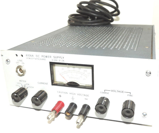 HEWLETT PACKARD 6106A DC POWER SUPPLY 0-100 0-.2A