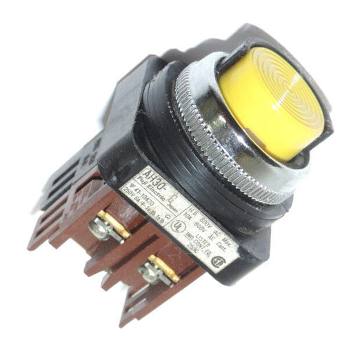 FUJI AH30-GY11 PUSHBUTTON YELLOW AH30GY11 600V AH30-G