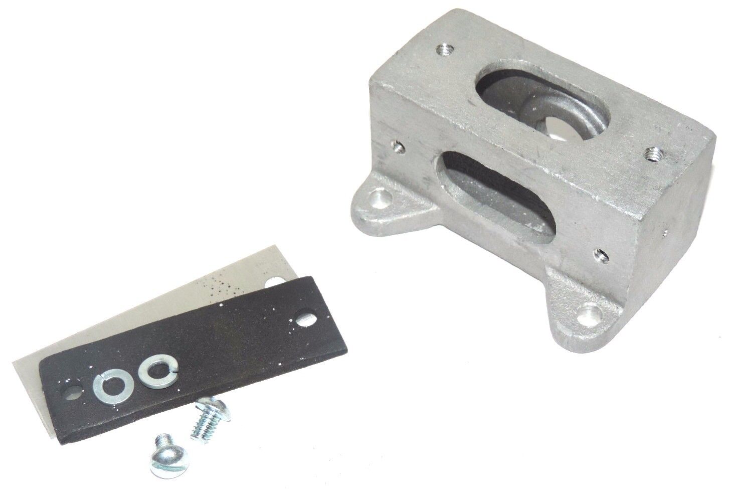 NEW WOODHEAD BRAD HARRISON 22806 2P CAST SAFETY PLUG RECEPTACLE ASSY W/O PLUG