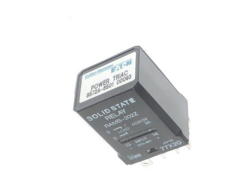 CUTLER-HAMMER RAMB-202Z SOLID STATE RELAY POWER TRIAC 8572A-6501