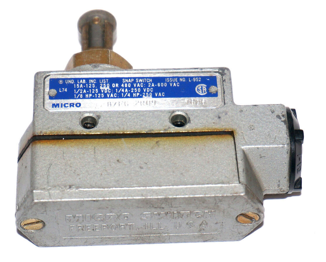 MICRO SWITCH BZE6-2RQ9 LIMIT SWITCH BZE62RQ9