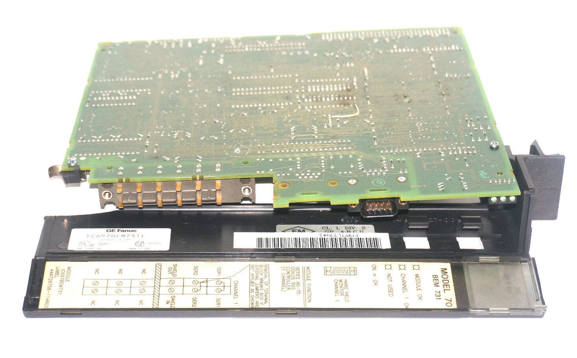 GE FANUC IC697BEM731F GENIUS BUS CONTROLLER 1 CHANNEL IC697BEM731