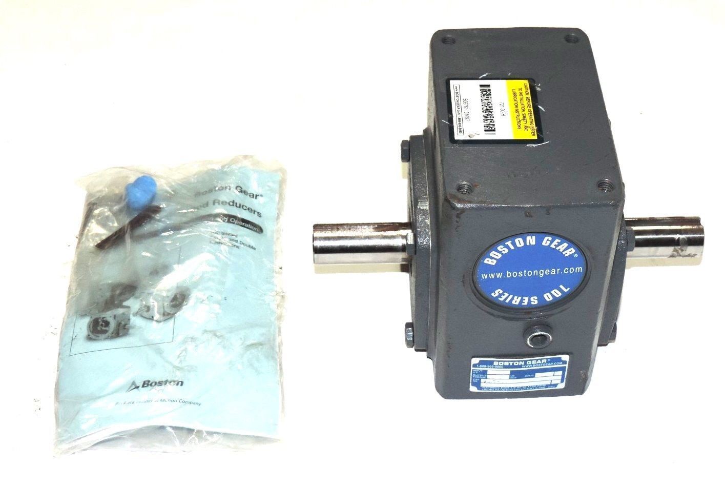 NEW BOSTON GEAR 721-30-H SERIES 700 REDUCER MOTOR INPUT .99 HP, OUTPUT 871 LB IN