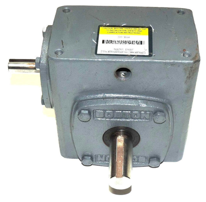 NEW BOSTON GEAR 721-30-H SERIES 700 REDUCER MOTOR INPUT .99 HP, OUTPUT 871 LB IN